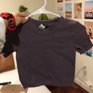 Zara plum colored short sleeve